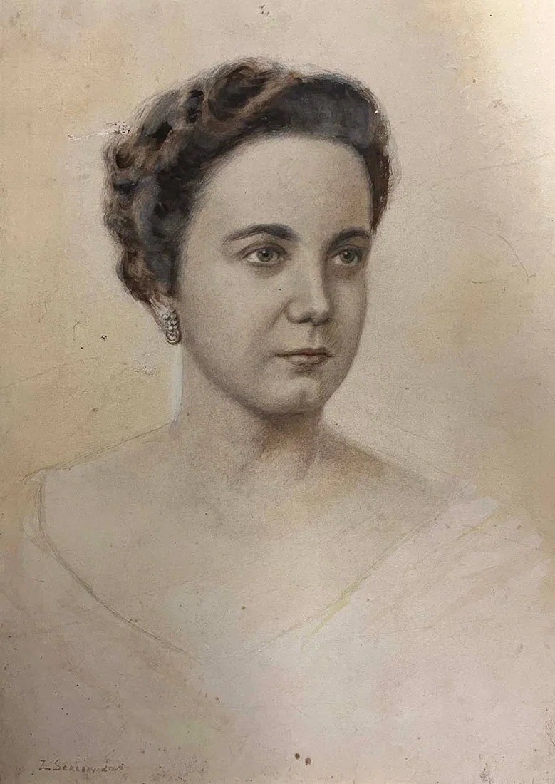 Zenaida Serebriakova Original Pastel on board
