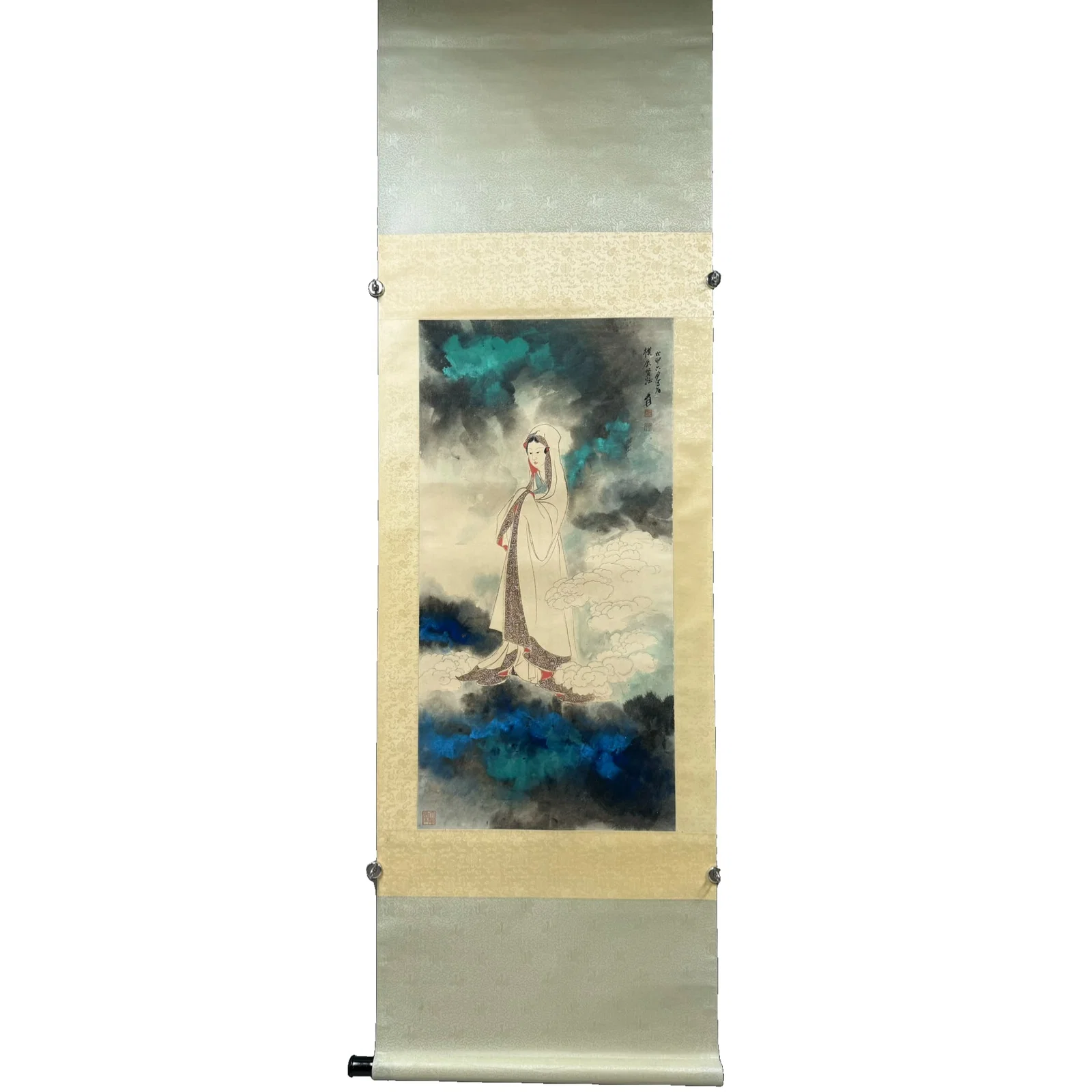 Zhang Daqian - Ink-splashed figure standing scroll