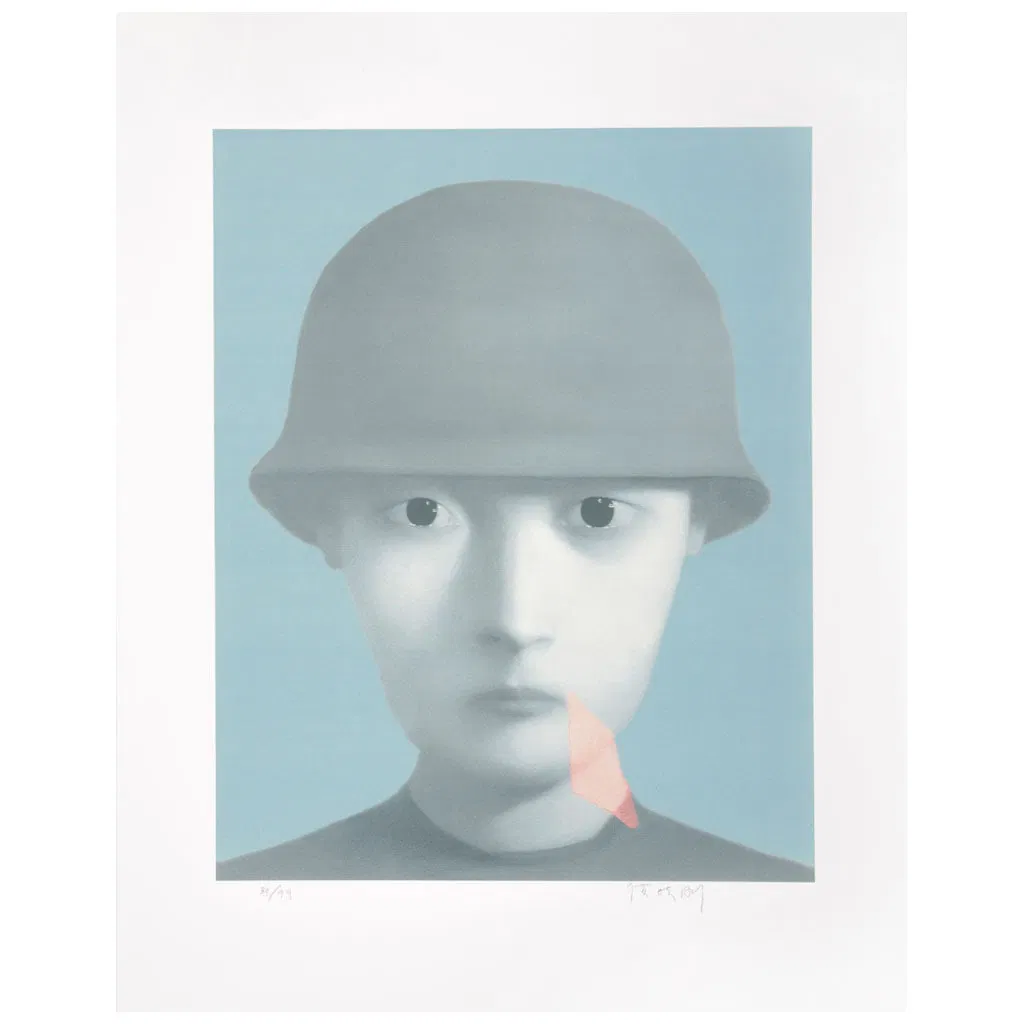ZHANG XIAOGANG. My Dear Friends-7. Firmada. Impresión offset en papel Velin Lana 39 / 99. 35.5 x