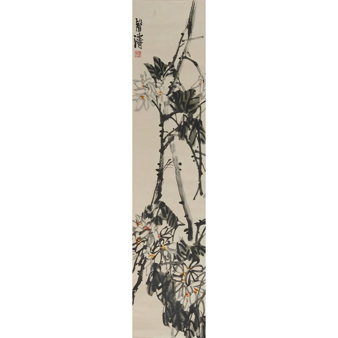 Zhuang Shengtao: “Flower??, Hanging Scroll