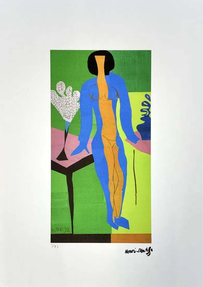 Zulma, A Large HENRI MATISSE Lithograph Print, Limited Edition